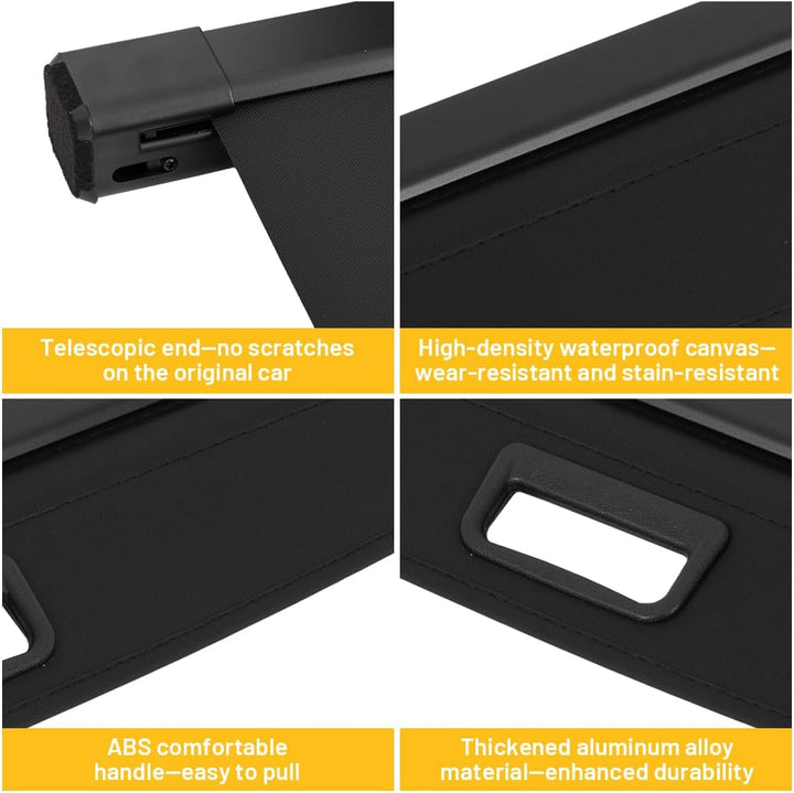 OREALTOOL Laderaumabdeckung Kofferraum Schutz Abdeckung Cargo Cover für Mercedes-Benz Klasse GLC 201