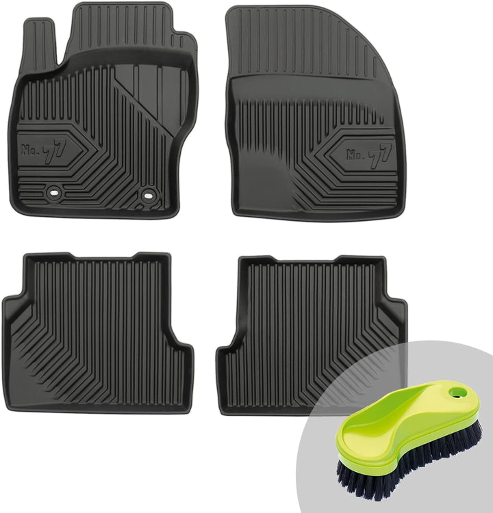 FROGUM No.77 Gummimatten Ganzjahresset von Auto Fussmatten Autofussmatten für Ford Focus II 2004-201