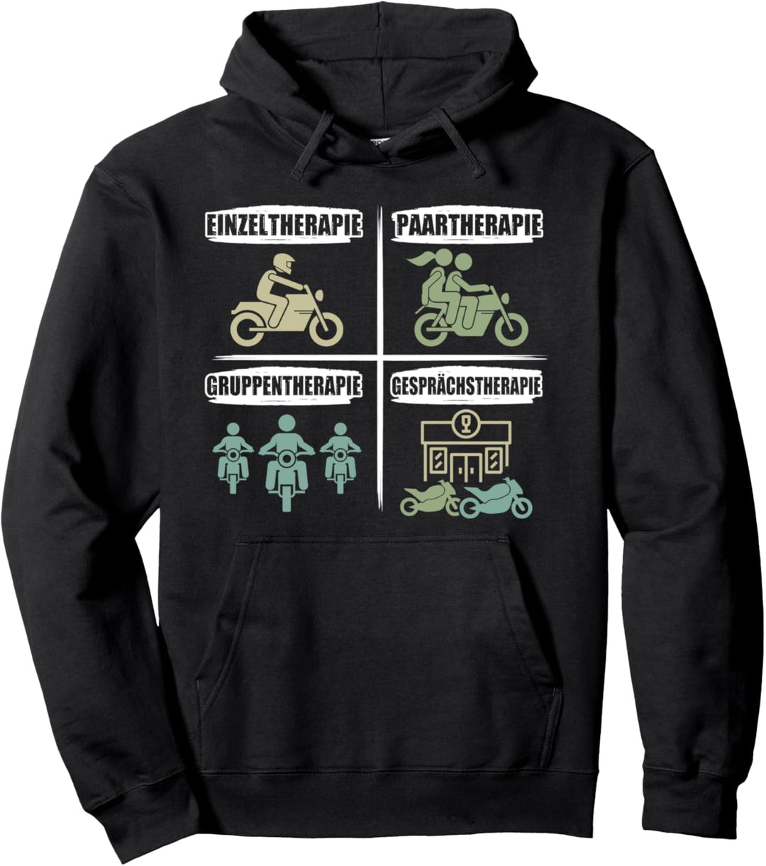 Motorradfahrer Biker Spruch Motorrad Pullover Hoodie
