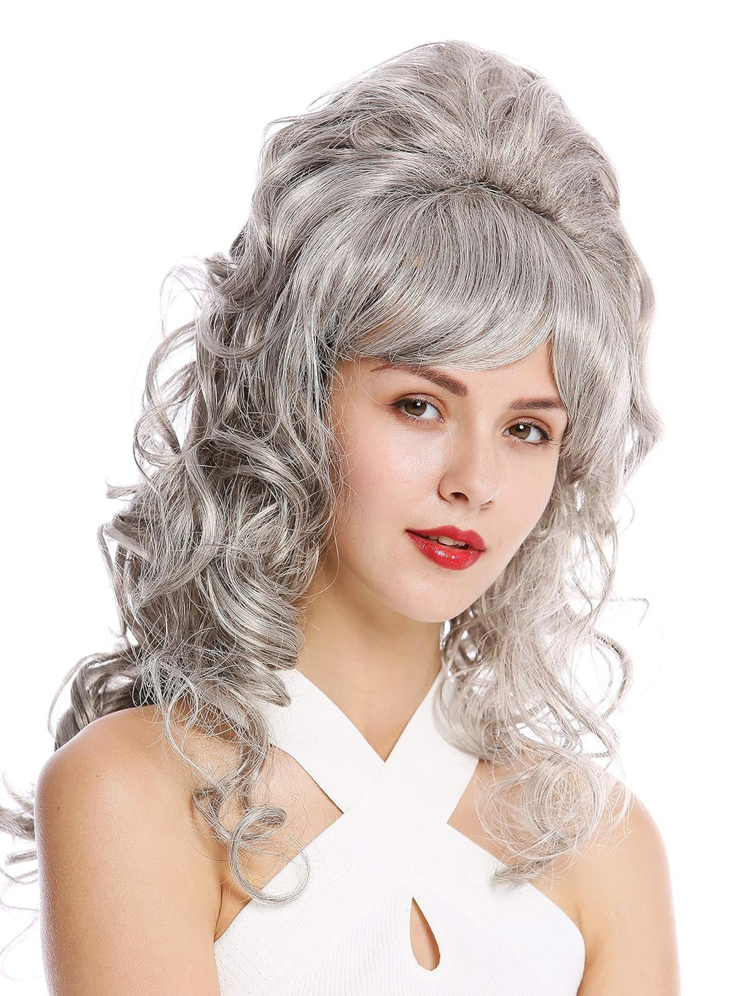 WIG ME UP - GFW2418-51 Perücke Damenperücke Barock 60er retro riesig Beehive Hochsteckfrisur Dutt lo