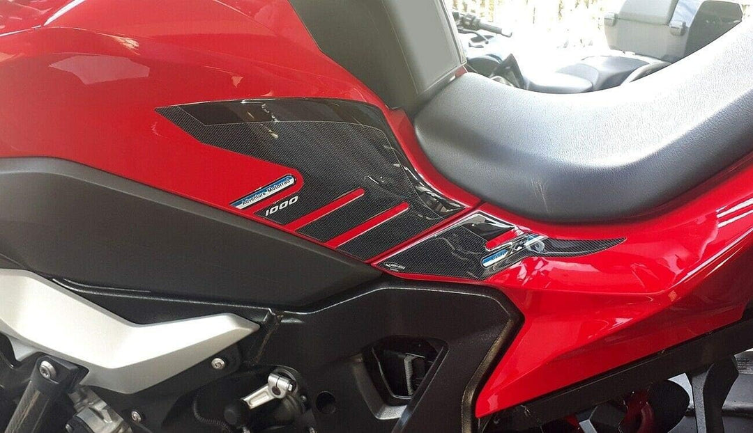 labelbike - 2 3D Harz Aufkleber Seitenschutz und Dekorationen für Motorrad Tank, kompatibel mit BMW
