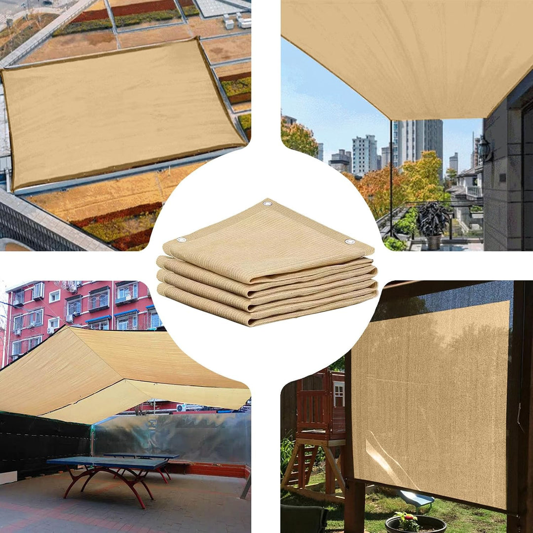 Sonnenschutz Schattennetz,Beschattung für Terrassenüberdachung,Outdoor UV-Beständiges Atmungsaktiv S