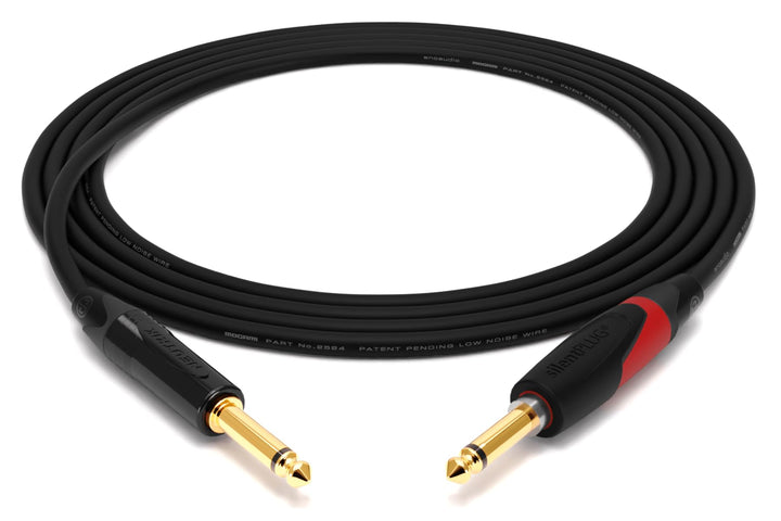 enoaudio Mogami 2524 Instrument Kabel | Neutrik Gold Silent Switch 6,3mm TS klinke - 6,3mm TS klinke
