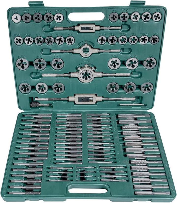 Mannesmann 53255 110 tlg. Gewindescheidsatz f. metrische Innen u. Au�engewinde