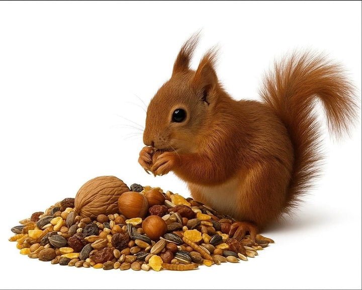 5kg Artgerechtes Eichhörnchenfutter Eichhörnchen Ganzjahresfutter Premium Mix Nager Nagerfutter