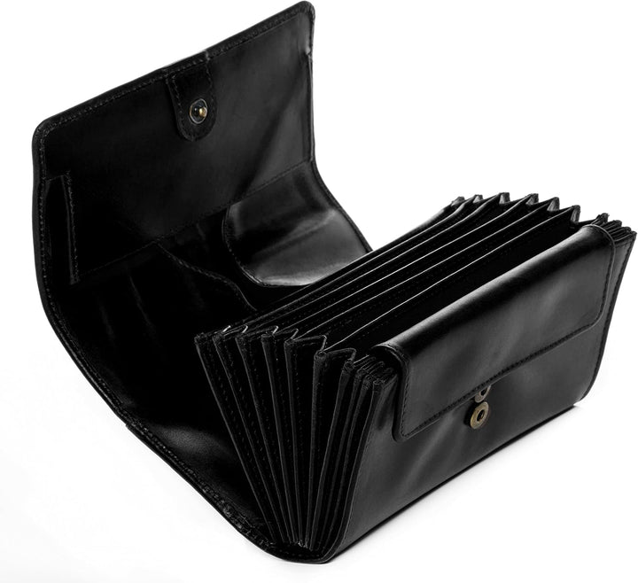 SID & VAIN Kellner-Geldbörse Gastronomie ABERDEEN aus Premium Leder I Geldbeutel & Kellner-Holster g