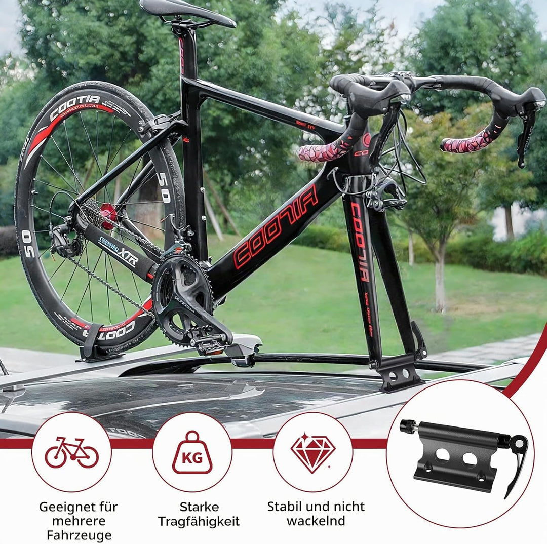 2 Stück Gabelhalterung Fahrrad Schnellspanner Aluminiumlegierung, Vorderradgabel Fester Clip, Gabelb
