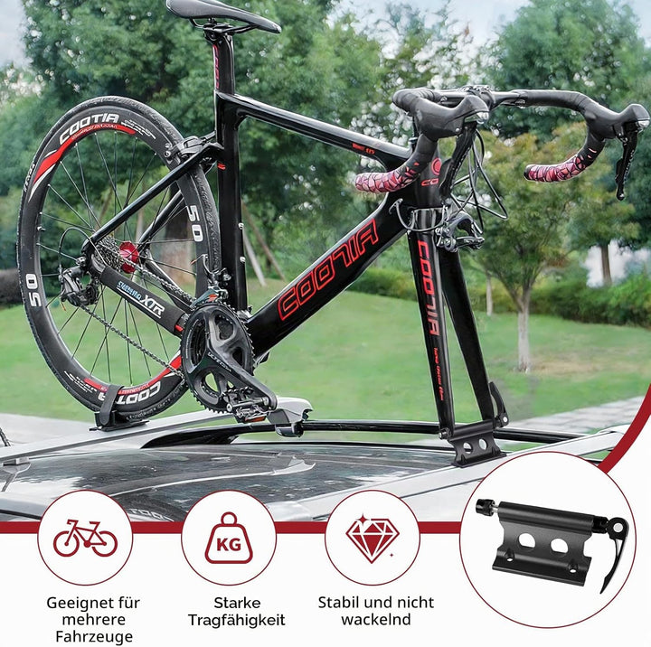 2 Stück Gabelhalterung Fahrrad Schnellspanner Aluminiumlegierung, Vorderradgabel Fester Clip, Gabelb