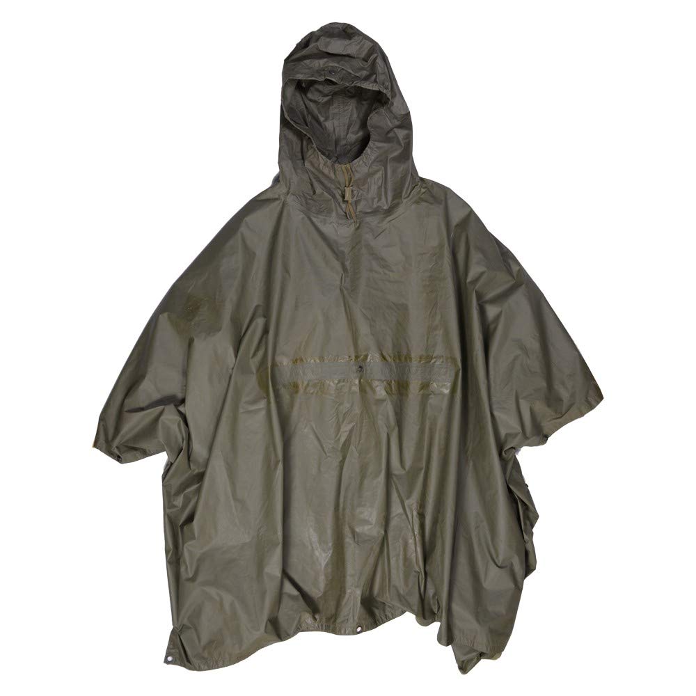 BW Poncho, oliv, gebr.
