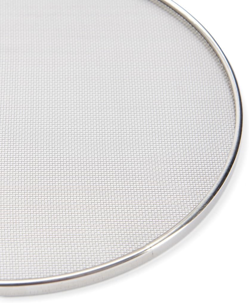 De Buyer - Edelstahlsieb mit 4 auswechselbaren Siebeinsätzen (3mm/ 2mm/ 1mm/ 0,5mm Durchmesser) - 46