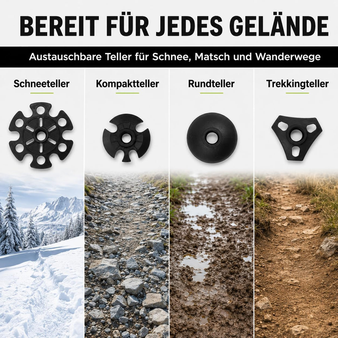 Trekkingstöcke Carbon Ultraleicht 169 g, Teleskop Wanderstöcke 63–135 cm | Teleskop Wanderstöcke 63–