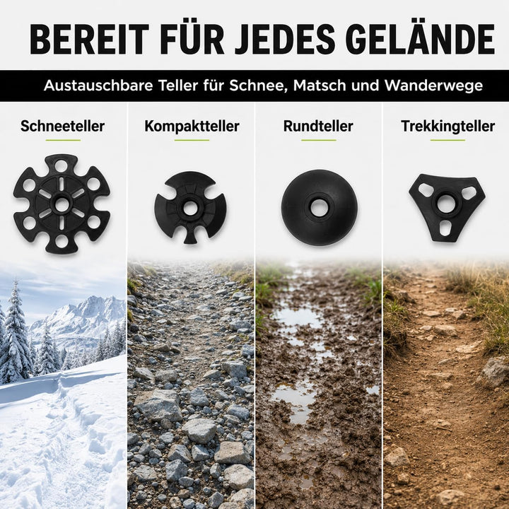 Trekkingstöcke Carbon Ultraleicht 169 g, Teleskop Wanderstöcke 63–135 cm | Teleskop Wanderstöcke 63–