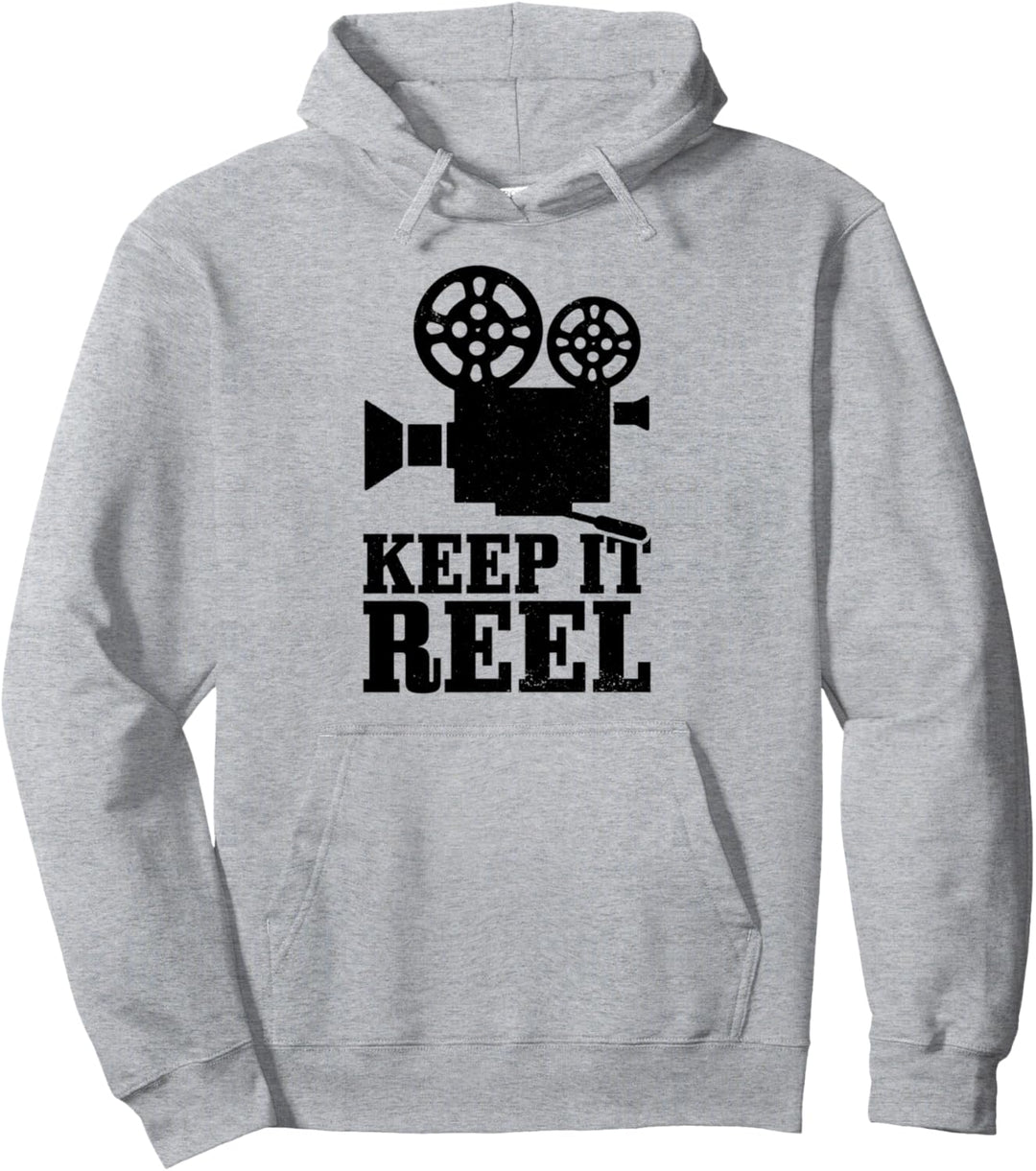 Keep It Reel Filmkamera, lustiges Geschenk Pullover Hoodie