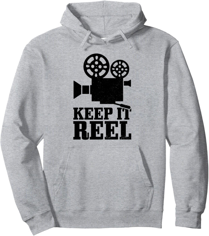 Keep It Reel Filmkamera, lustiges Geschenk Pullover Hoodie