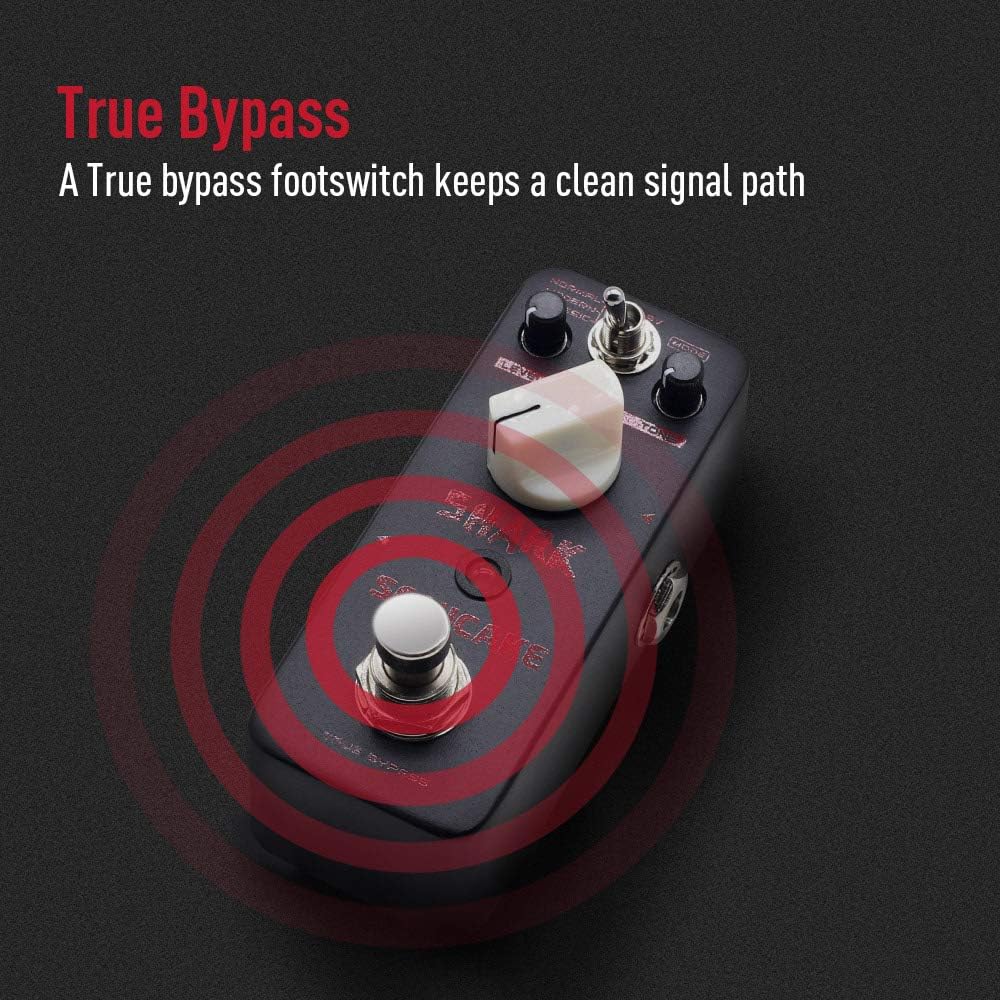 SONICAKE Distortion Gitarre Effektpedal Higain Classic British Stack Crunch High Gain True Bypass, D