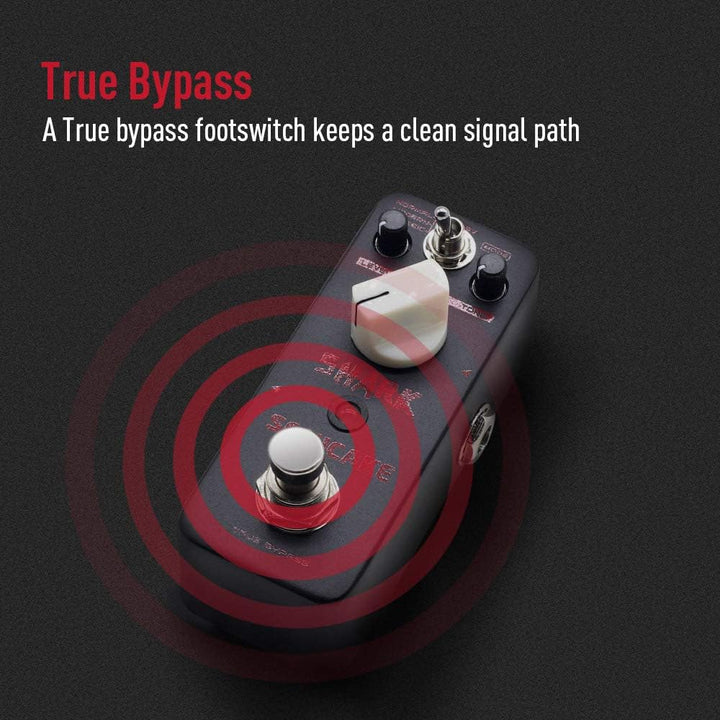SONICAKE Distortion Gitarre Effektpedal Higain Classic British Stack Crunch High Gain True Bypass, D