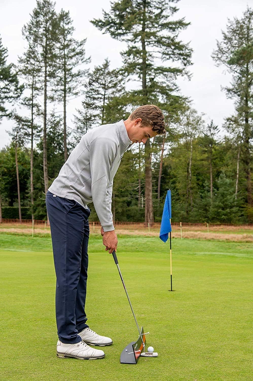 Pure2Improve Golf Putt Pfad, 60cm, Schwarz/Rot, P2I100360