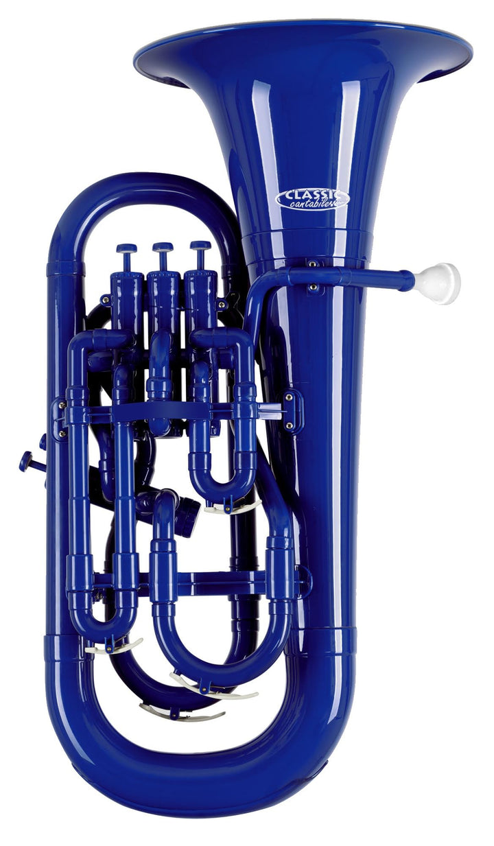 Classic Cantabile MardiBrass Kunststoff Bb-Euphonium - 4 Aluminium-Ventile - nur 2,2 kg leicht - ink