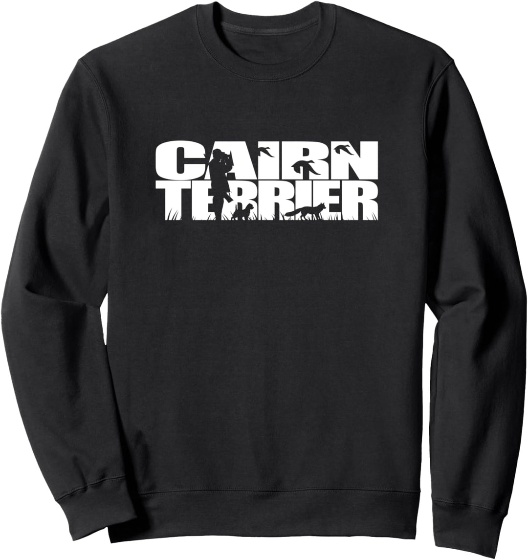 Cairn Terrier Hunde Jagdhund Jäger Jagdhunde Sweatshirt