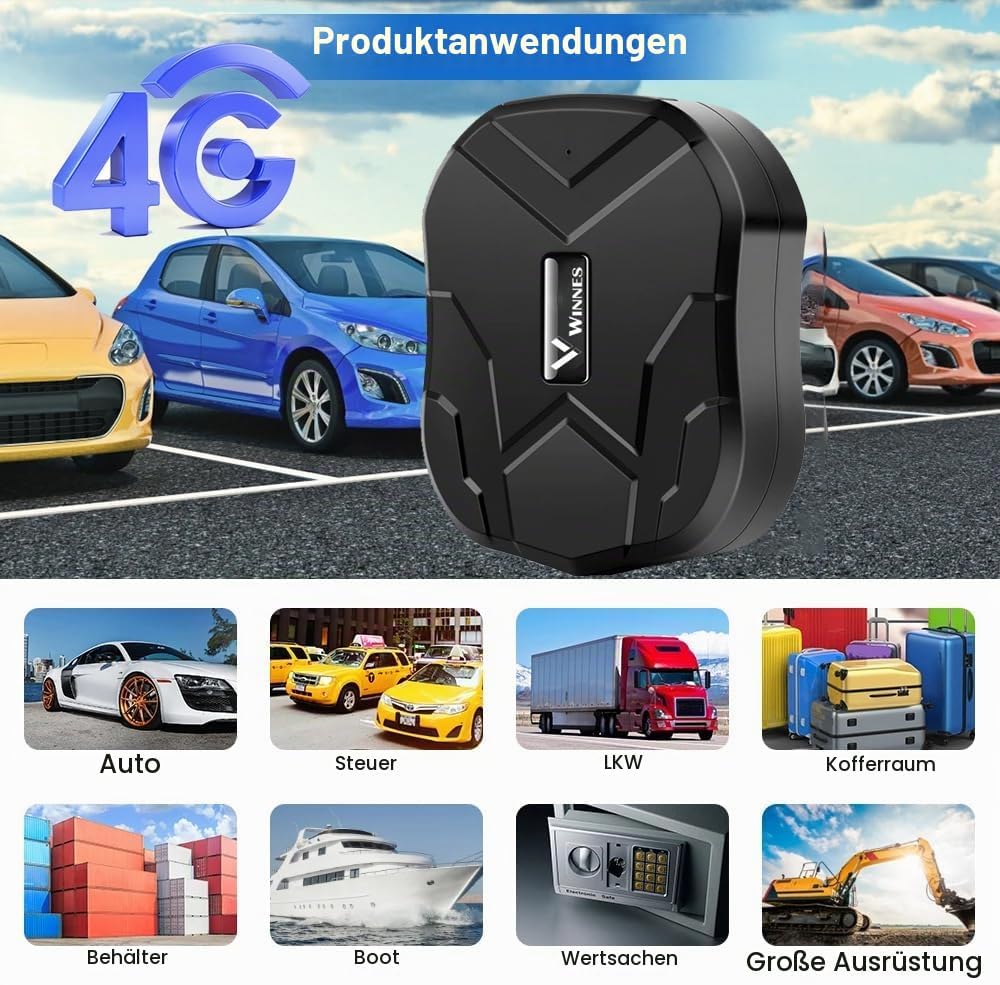 4G GPS Tracker Weltweite Echtzeit-Tracking 20000mAh Tracking Auto GPS Locator Wasserdicht und starke