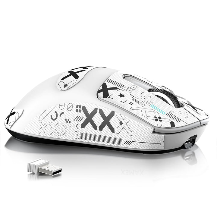 ATTACK SHARK X3MAX 49g SUPERLIGHT Mouse with Tape, PixArt PAW3950 Gaming Sensor, BT/2.4G Wireless/Wi