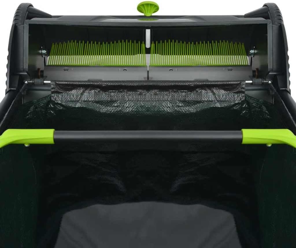 vidaXL Kehrmaschine Rasenkehrmaschine Laubkehrmaschine Kehrer Rasenkehrer 103 L
