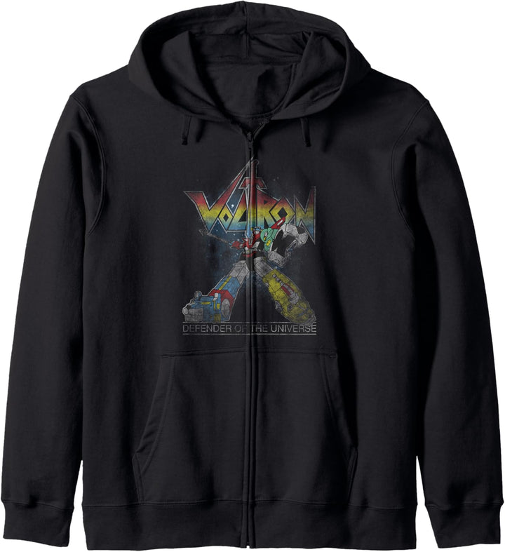Voltron: Retro Defender Rainbow Kapuzenjacke