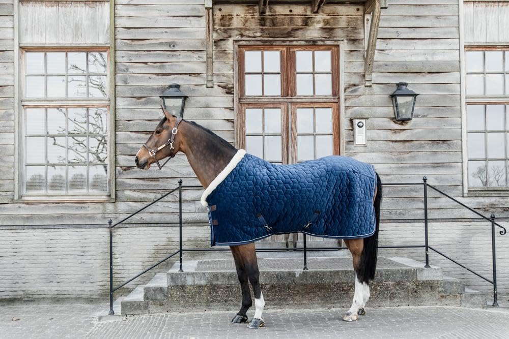 Kentucky Horsewear Show Rug Velvet Turnierdecke, Grösse:125, Farbe:Marine 125 navy, 125 navy