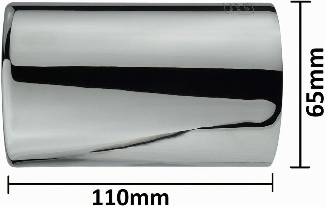 L&amp;P A306 2 Auspuffblenden Endrohrblenden Chrom Edelstahl spiegel poliert für F20 F21 125i 125d 225d