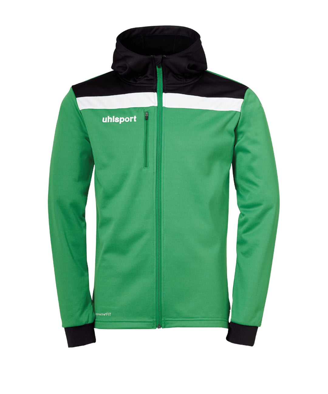 uhlsport Herren Offense 23 Multi Hood Jacke Herren Jacke S grün/Schwarz/Weiss, S grün/Schwarz/W