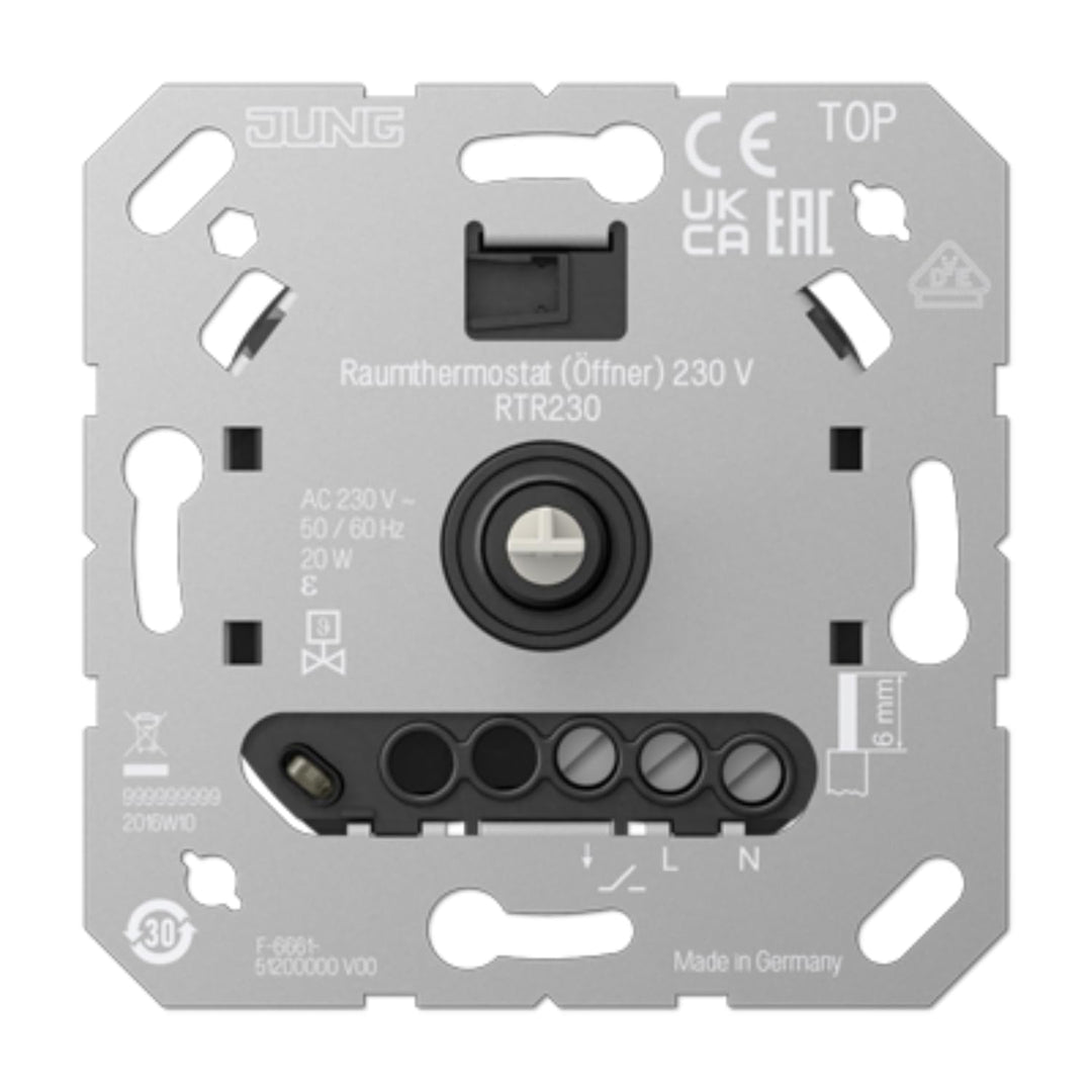 Thermostat (NC-Schalter) 230 V (Referenz: Jung RTR230)
