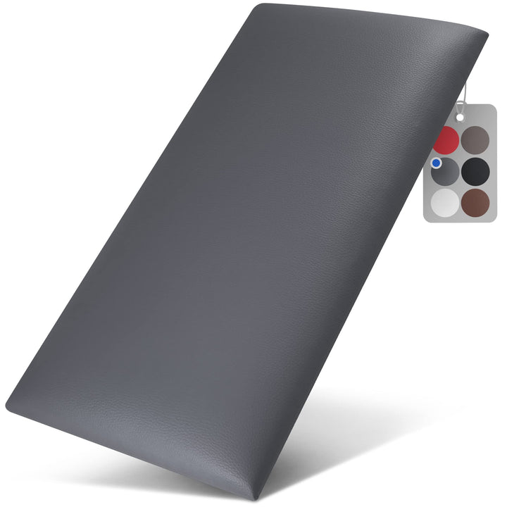 softwalls Wandkissen Leder mit 50mm Polsterung - Bett Kopfteil Wandpolster - Wandverkleidung - Wandp