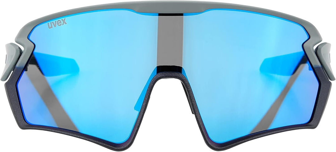 uvex Unisex Sportstyle 231 Sportbrille (1er Pack) Einheitsgrösse rhino deep space mat/blue, Einheits