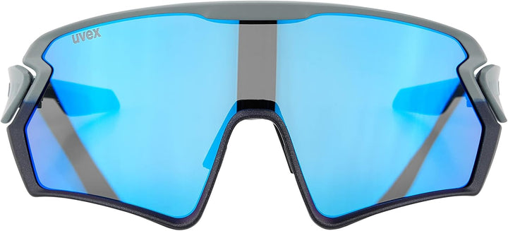 uvex Unisex Sportstyle 231 Sportbrille (1er Pack) Einheitsgrösse rhino deep space mat/blue, Einheits