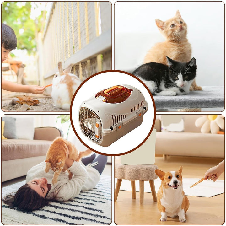 Transportbox für Haustiere, tragbarer Katzenkäfig | Autotransport-Tragekäfig | Autotransport-Tragekä