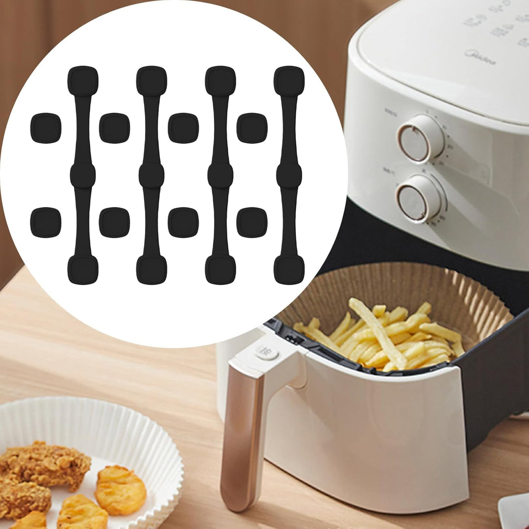 4Stück Magnete Für Airfryer Backpapier, Zubehör Für Heissluftfritteusen Backpapier Befestigungsschna