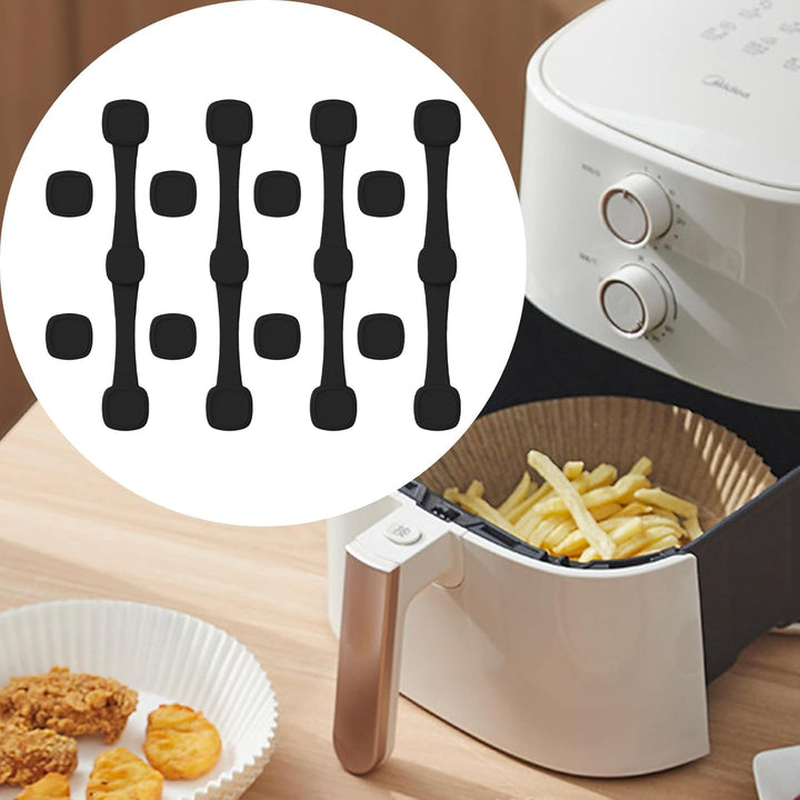4Stück Magnete Für Airfryer Backpapier, Zubehör Für Heissluftfritteusen Backpapier Befestigungsschna