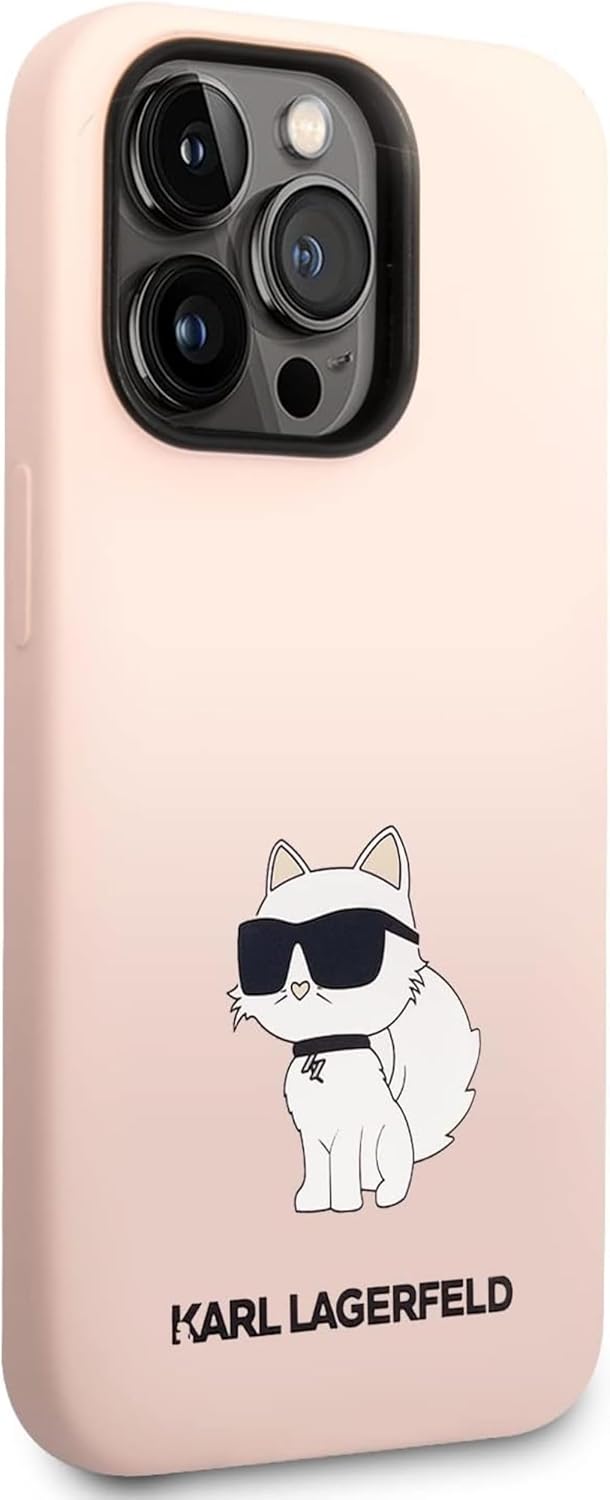 KARL LAGERFELD KLHCP14XSNCHBCP Hülle für iPhone 14 Pro Max 6,7" hardcase Rosa SI