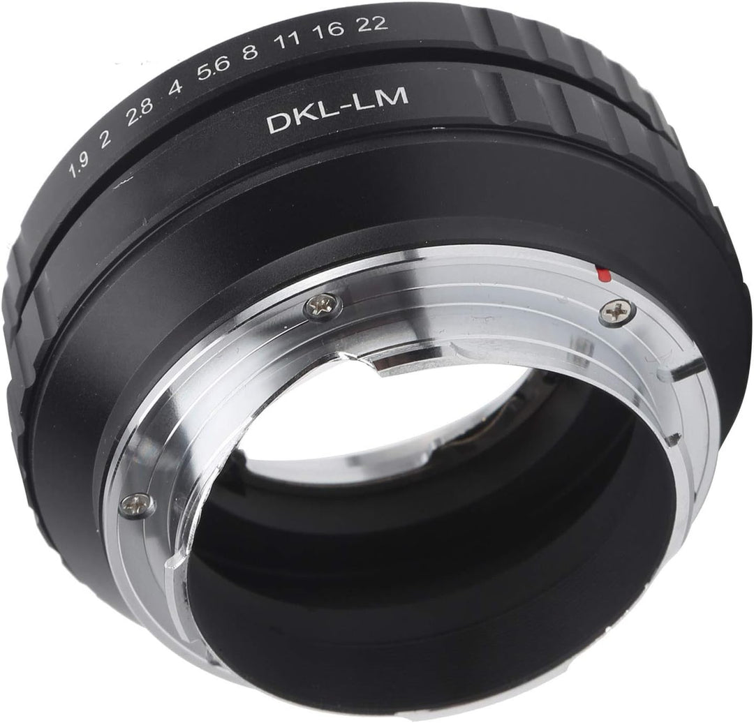 VBESTLIFE Adapterring für DKL-LM-Objektive, für DKL-Mount-Objektivefür Leica LM-Mount-Kamera, Kamera