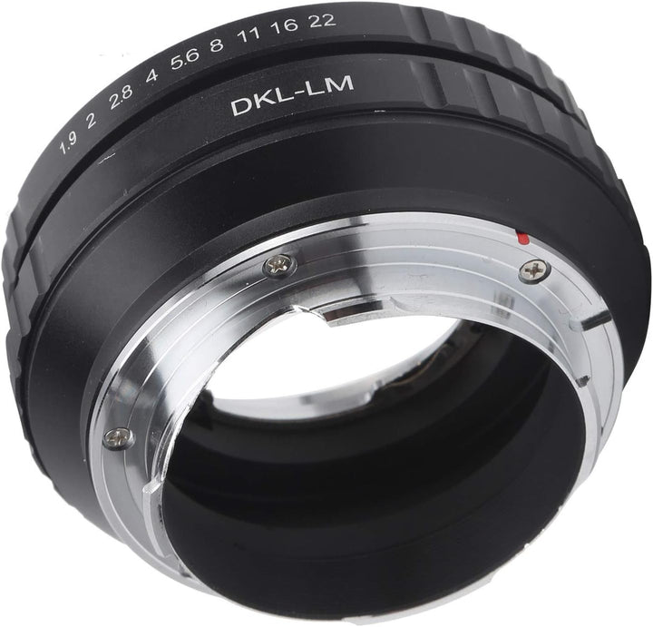 VBESTLIFE Adapterring für DKL-LM-Objektive, für DKL-Mount-Objektivefür Leica LM-Mount-Kamera, Kamera
