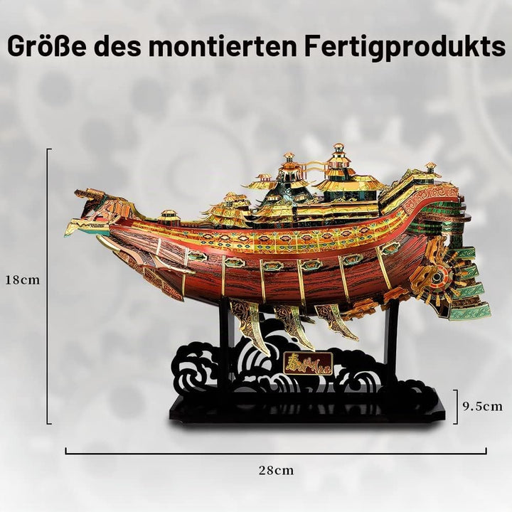 3D Puzzle Metall Piratenschiff Mirage, 3D Metall Puzzle Segelboot Schiffsset, Modell Schiffs für 340