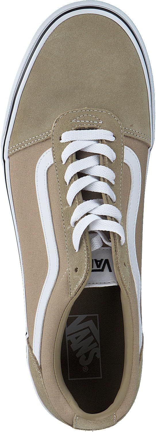 Vans Herren Ward Sneaker 41 EU Suede Canvas Cornstalk, 41 EU Suede Canvas Cornstalk