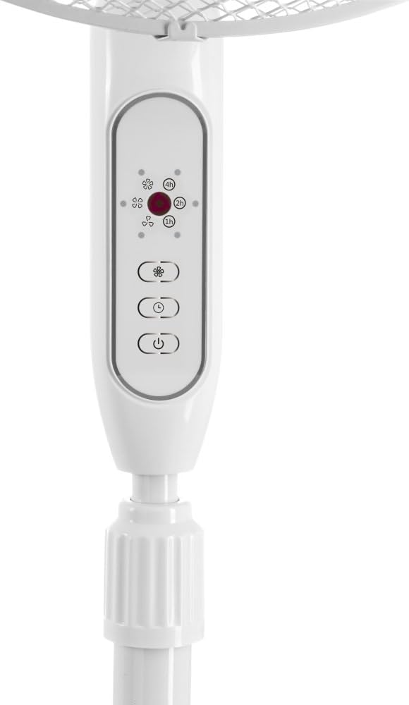 TROTEC Standventilator TVE 25 S, geräuscharmer Ventilator, 40 Watt, 3 Gebläsestufen, 80°-Oszillation
