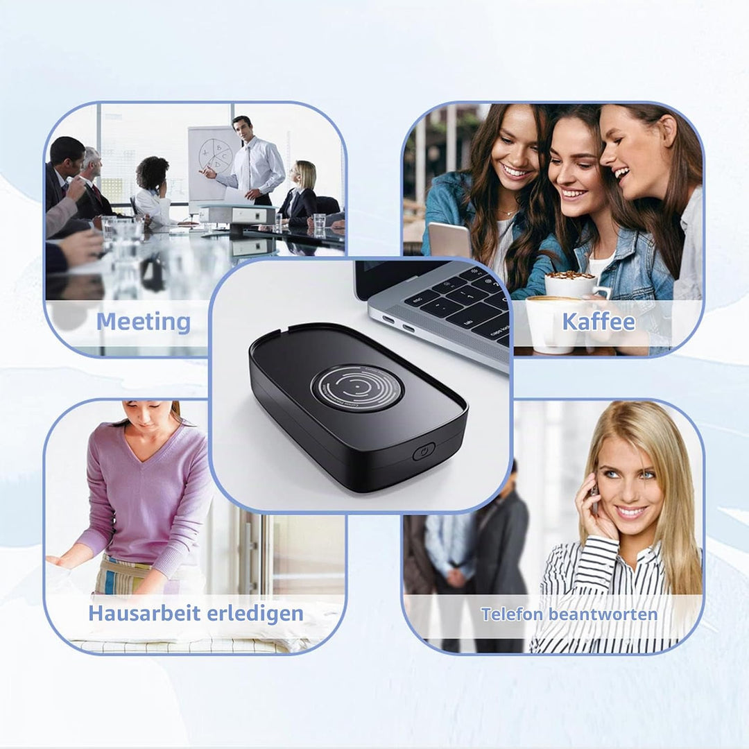 Maus Jiggler 2 DPI USB Mechanischer Maus Beweger mit USB-zu-Typ-C-Adapter Tragbarer Treiberfreier Ma