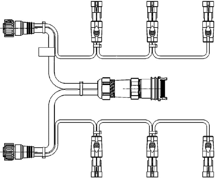 HELLA - Kabelsatz, Heckleuchte EasyConn - 15/7-polig - 15 EasyConn7 AMP - Kabel: 2000mm - 8KA 340 81