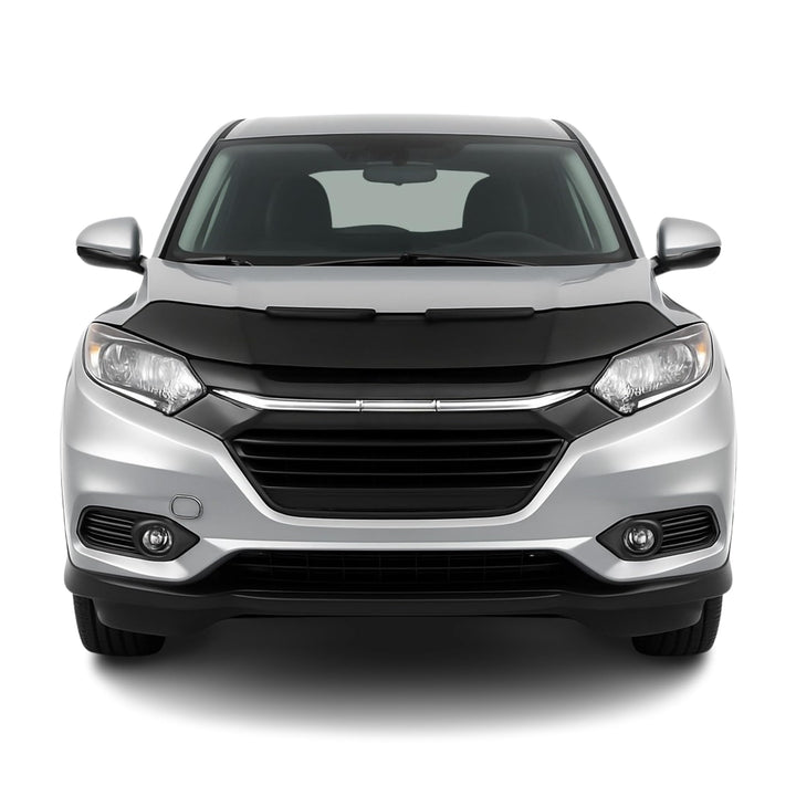 Haubenbra Steinschlagschutz Bonnet Bra kompatibel mit Honda HR-V 2016-2022 Schwarz Halb Schwarz / Ha