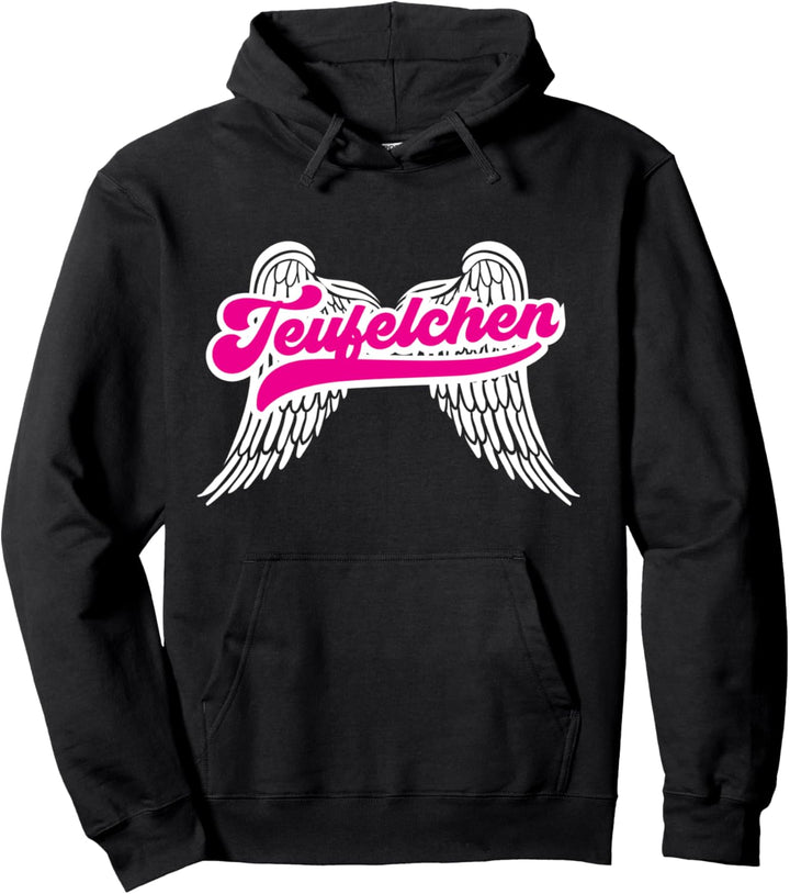 Teufelchen Teufel Engelchen Engel Kostüm - Lustiges Geschenk Pullover Hoodie