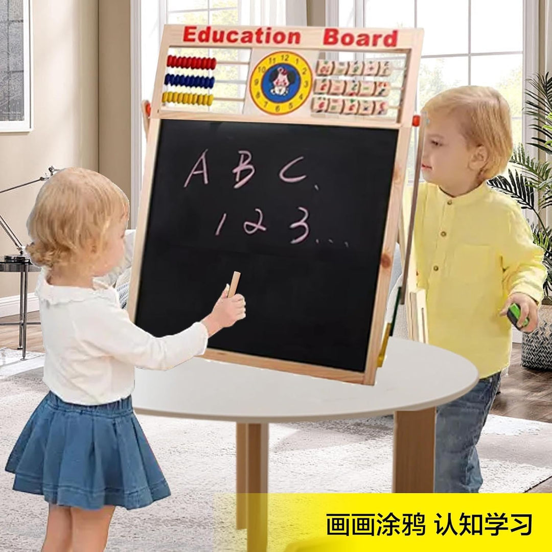Montessori Spielzeug 3 4 5 6, Spiele ab 3 Jahren, Holzspielzeug ab 3 Jahre, Tafel Kinder, Lerne Alph