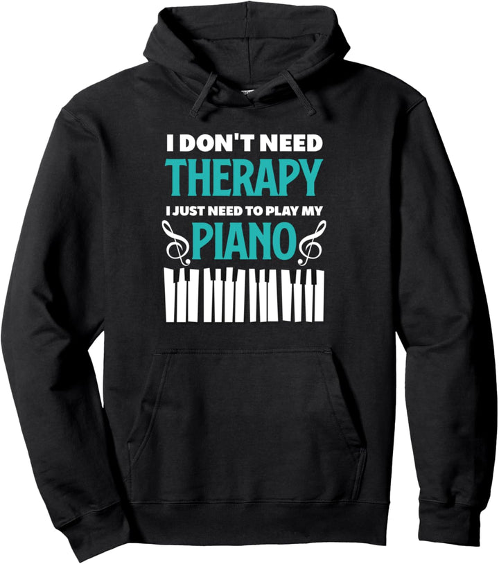Lustiges Piano Klavier Klavierspieler Pianisten Pullover Hoodie
