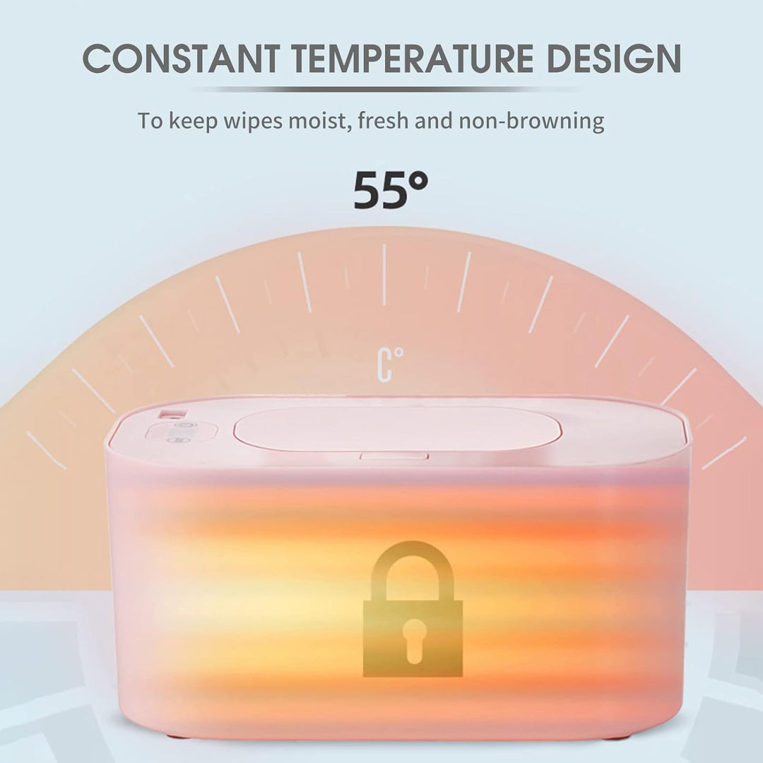 USB Feuchttuchwärmer für Babys, 10 W, 3 Temperaturmodi, Windelwärmer, konstante Temperatur, grosse K